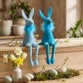 Osterdekoration Hase Kantenhocker ideal als charmante Frühjahrs Tischdeko 27cm 2St | Floristik24.de