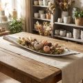 Kokosschale Kokosblatt weiß gewaschen 60cm | Floristik24.de