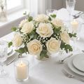 Foamrosen Schaumrosen Vanilla Künstliche Rosen Ø6cm 27 St | Floristik24.de