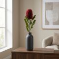 Kunstblume Banksia Rot Burgund Künstliche Exoten 64cm | Floristik24.de