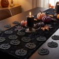 Streudeko Halloween Kürbis Deko 4cm Schwarz, Glitter 72 St | Floristik24.de