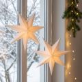Weihnachtssterne Fenster, Papiersterne Weihnachten, Faltstern Ø21cm 4St | Floristik24.de