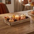 Holztablett geflammt Deko Tablett Tischdeko rustikal 20×10×3cm | Floristik24.de