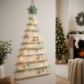 Hängedeko Weihnachten Weihnachtsbaum Stern Holz H59cm | Floristik24.de