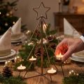 Teelichthalter Tannenbaum Tischdeko Bronze Ø27cm H38cm | Floristik24.de