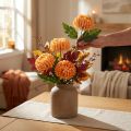 Künstliche Blume Chrysantheme Orange Ø7cm 18cm 4St | Floristik24.de