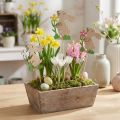 Blumenstecker Hase aus Holz 9cm 12 St | Floristik24.de