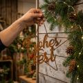 Schriftzug Weihnachtsdeko Stern Frohes Fest 40cm | Floristik24.de