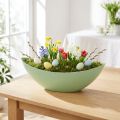Deko-Schale Pflanzschale Pastellgrün 39cm x 12cm H13cm | Floristik24.de