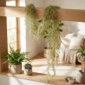 Tillandsie Deko Hänger Tillandsia künstlich Grün Weiß 180cm | Floristik24.de
