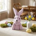 Hasenbüste Denkender Hase Lila Hell Deko Ostern 16,5×13×27cm | Floristik24.de