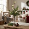 Knallerbsenstrauch Schneebeere künstlich L74cm | Floristik24.de