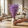 Trockenblumen Nigella Strauß Dekorative Nutzung im Wohnzimmer einzigartiges Ambiente schaffen 70cm 50g | Floristik24.de