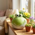 Frosch Dekofigur süße Keramik