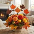 Stecker Ahornblatt Sortiert Herbstdeko 8cm L35cm 12St | Floristik24.de