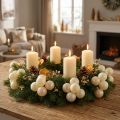 Mini Weihnachtskugeln Creme Mix Matt/Glanz Ø40mm 32 St | Floristik24.de