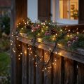 LED-Lichterkette für außen 288er 2,4m Schwarz/Warmweiß | Floristik24.de