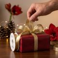 Geschenkband Gold mit Drahtkante 15mm 25m | Floristik24.de
