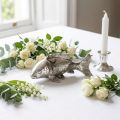 Deko Fisch Antik-Silber 14cm | Floristik24.de