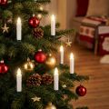 LED Baumkerzen 10cm Warmweiß mit Fernbedienung 10St | Floristik24.de
