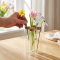 Reagenzglas Deko Vase mit Kork Deckel Ø4cm H18cm 6 St | Floristik24.de