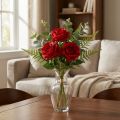 Künstliche Deko Rosen Leuchtend Rot Ø4cm L45cm 3 St | Floristik24.de