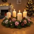 Mini Weihnachtskugel Glas Spiegelbeeren Rosa Creme Ø20mm 140 St | Floristik24.de