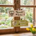 Fensterdeko Hängedeko Sweet Home Holzschild 25cm 2St | Floristik24.de