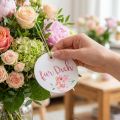 Geschenkanhänger mit Spruch Ø6,5cm 12St | Floristik24.de