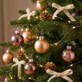 Weihnachtskugeln Glas Rosa Apricot Mix Mini Ø3cm 22 St | Floristik24.de
