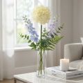 Künstlicher Allium Creme Weiß Zierlauch Ø18cm L90cm | Floristik24.de