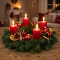 Mini Weihnachtskugeln Rot Mix Echtglas Ø3cm 9 St | Floristik24.de
