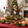 Dekozweige Weihnachten künstlich Mix Sortiert 29cm 3 Bund | Floristik24.de