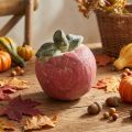 Apfel zum Dekorieren, Herbst, Deko-Frucht aus Beton, Tischdeko Ø13cm | Floristik24.de