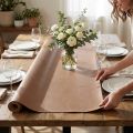 Kunstleder Braun Dekostoff Leder Tischband 33cm×1,35m | Floristik24.de