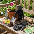 Kixx Nylon Gartenhandschuhe Gr.10 Schwarz | Floristik24.de