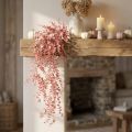 Künstlicher Eukalyptus Hänger Rosa Kunstpflanze Herbst 150cm | Floristik24.de