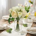 Rosenstrauß Creme 26cm | Floristik24.de