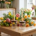Kerzenhalter Glas Stabkerzenhalter Deko Glas H11cm Ø9cm 2St | Floristik24.de