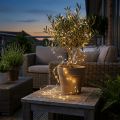 LED Lichterkette Drahtlichterkette Timer außen 180cm | Floristik24.de
