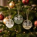 Dekohänger Weihnachten Holz Frohe Weihnachten Ø8,5cm 9St | Floristik24.de
