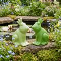 Deko Frosch Keramik, Froschkönig Paar Sommerdeko 13×8×16cm 2St | Floristik24.de