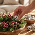 Zypressen Zapfen 3cm Weiß gewaschen 500g | Floristik24.de