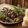 Zypressen Zapfen Natur 3cm 500g | Floristik24.de