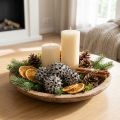 Amberbaum Zapfen Natur weiß gewaschen 250g | Floristik24.de