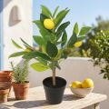Zitronenbaum künstlich im Topf H40cm Dekor Highlight | Floristik24.de