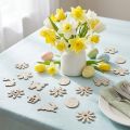 Streudeko Holz, Streuteile Frühling Ostern Weiß 2–4cm 64St | Floristik24.de