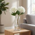 Kunstblume Hortensie für elegante Inneneinrichtung im modernen Stil 80cm 2St | Floristik24.de