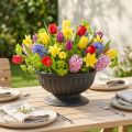 Schale mit Fuß Anthrazit Ø26cm | Floristik24.de