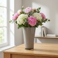 Vase „Fizzy“ Ø16cm H27cm Platingrau 1 St | Floristik24.de